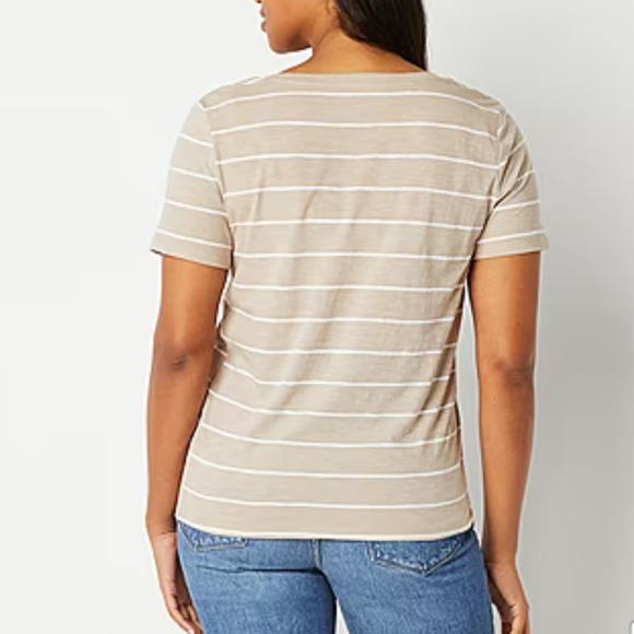 a.n.a Striped T-Shirt - Picture 3 of 12